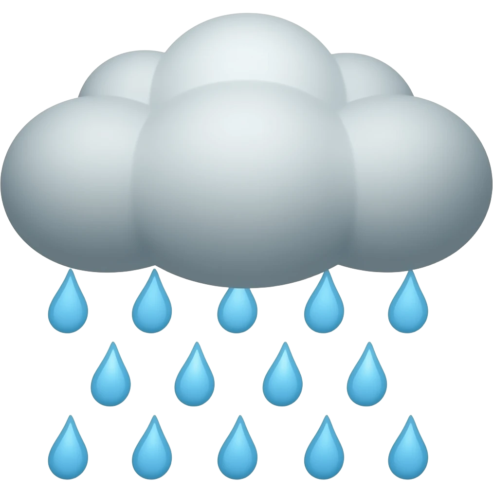 rain shower emoji