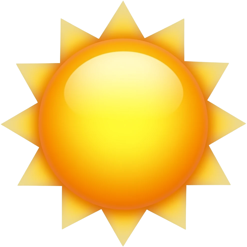 Sun emoji