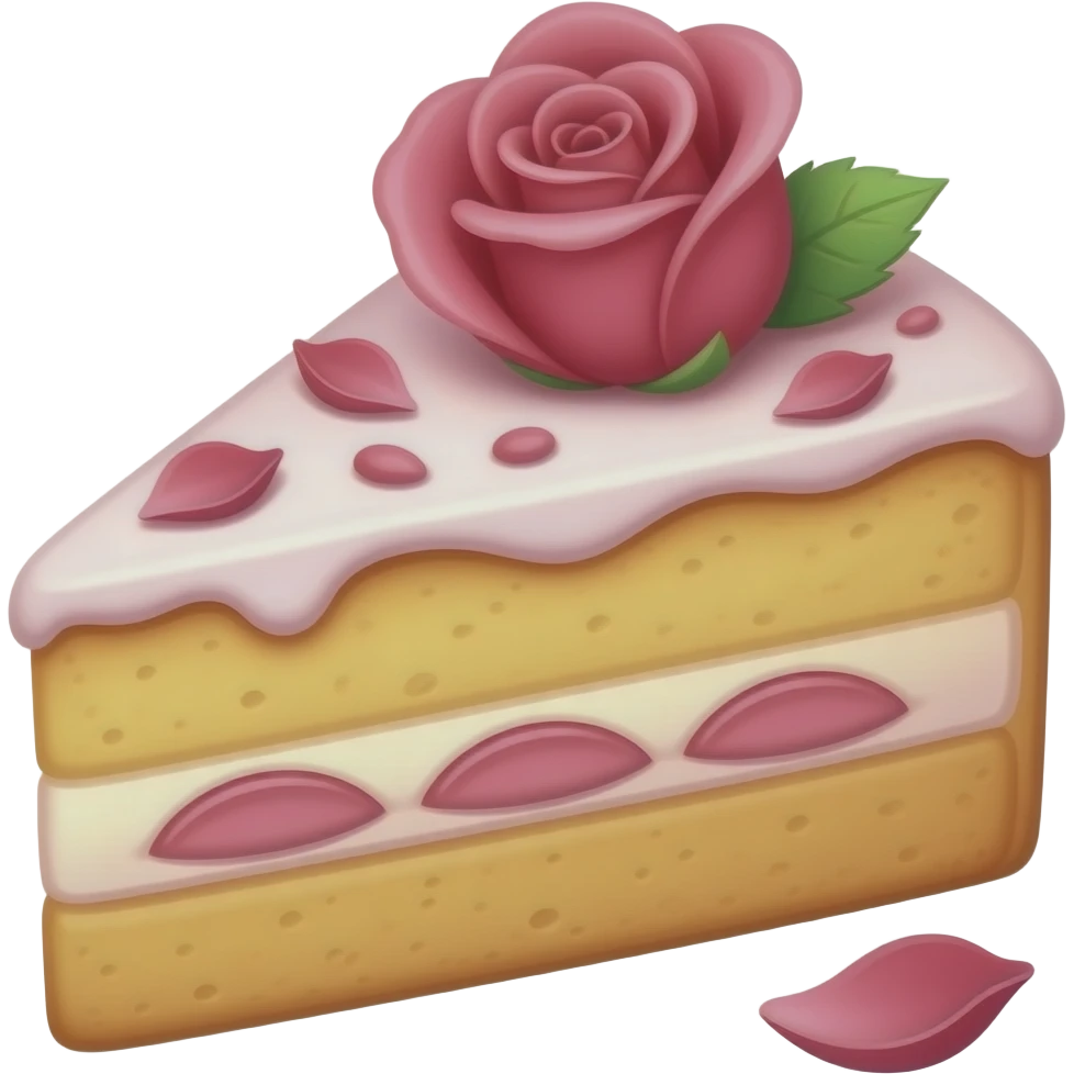 rose dessert emoji