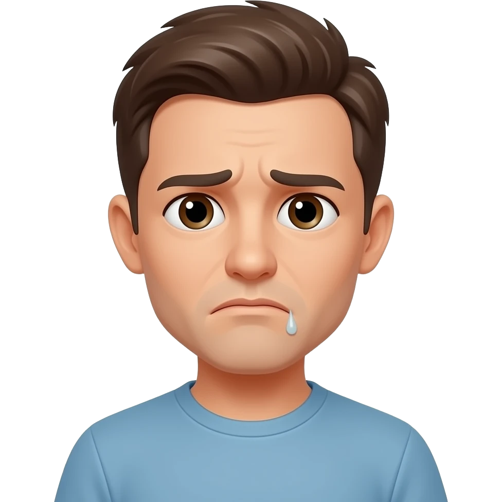 This man is Upset emoji