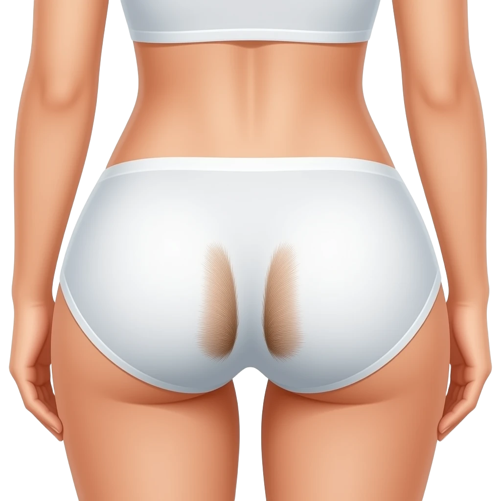 women spreading open her  butt cheeks and shaving hairy butthole wide open emoji