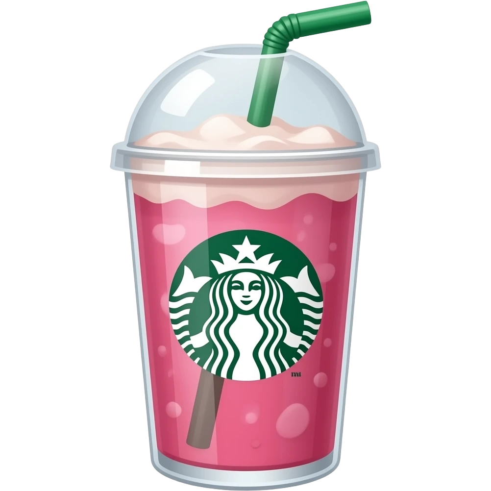 starbucks pink drink emoji