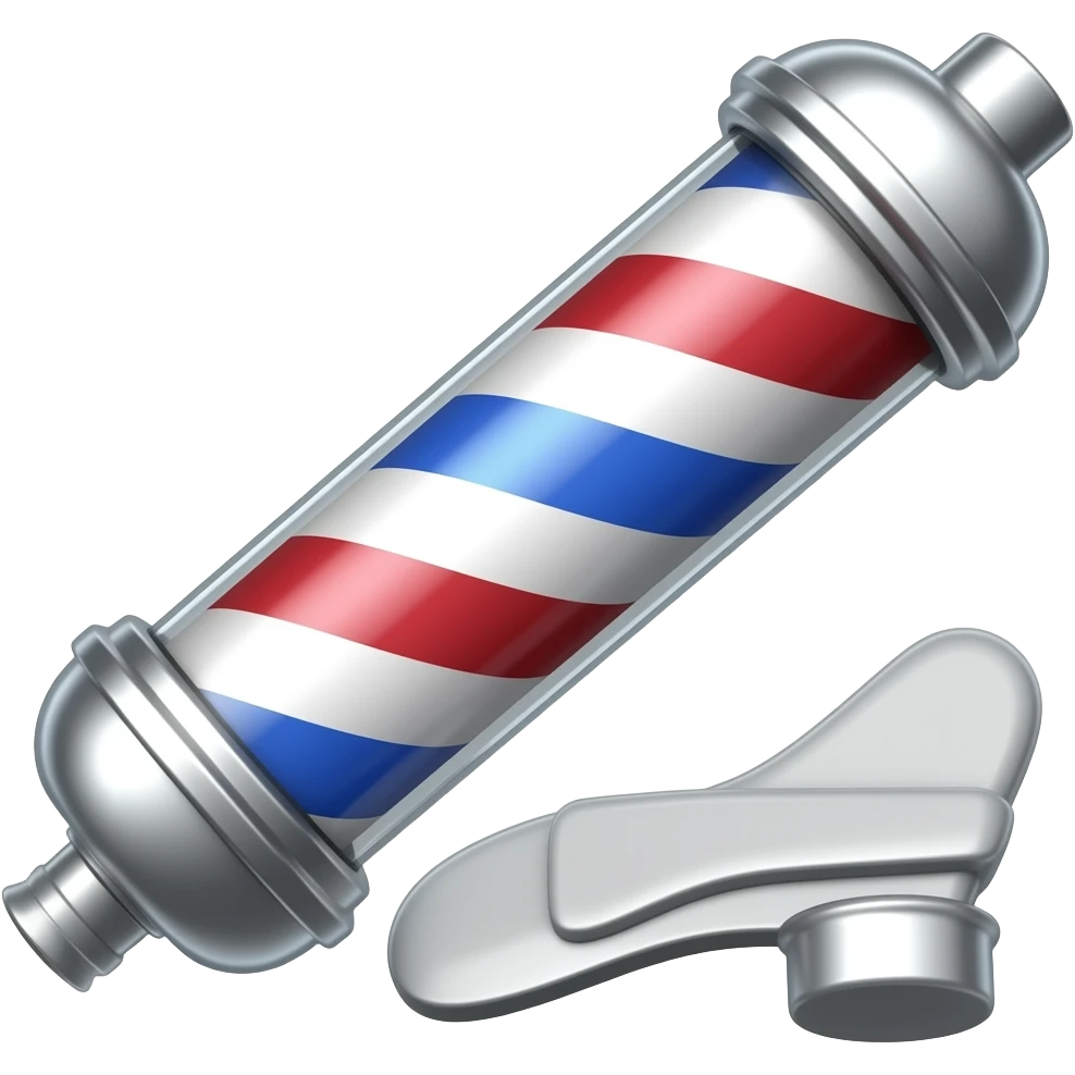 Barber machine emoji