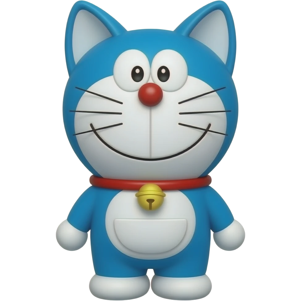 Doremon face emoji emoji