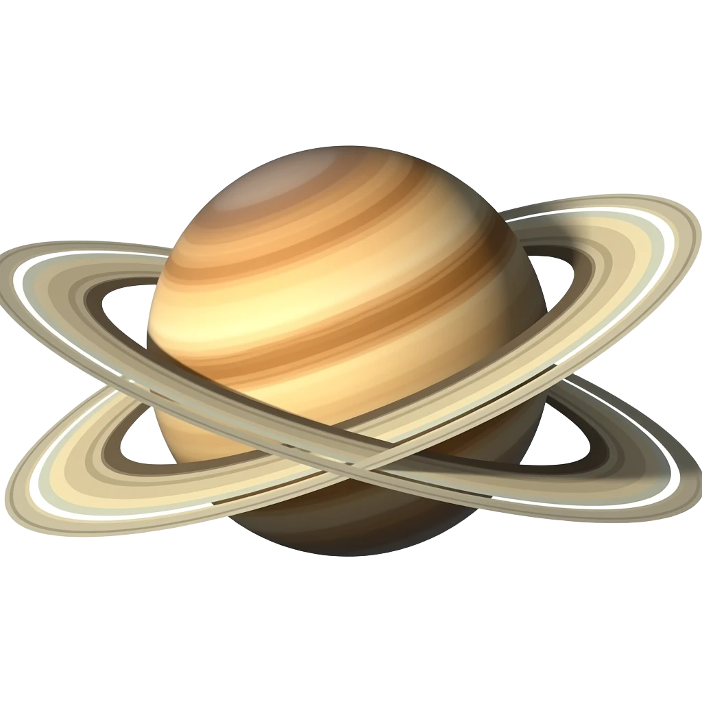 Haumea oval rings dwarf planet without background emoji