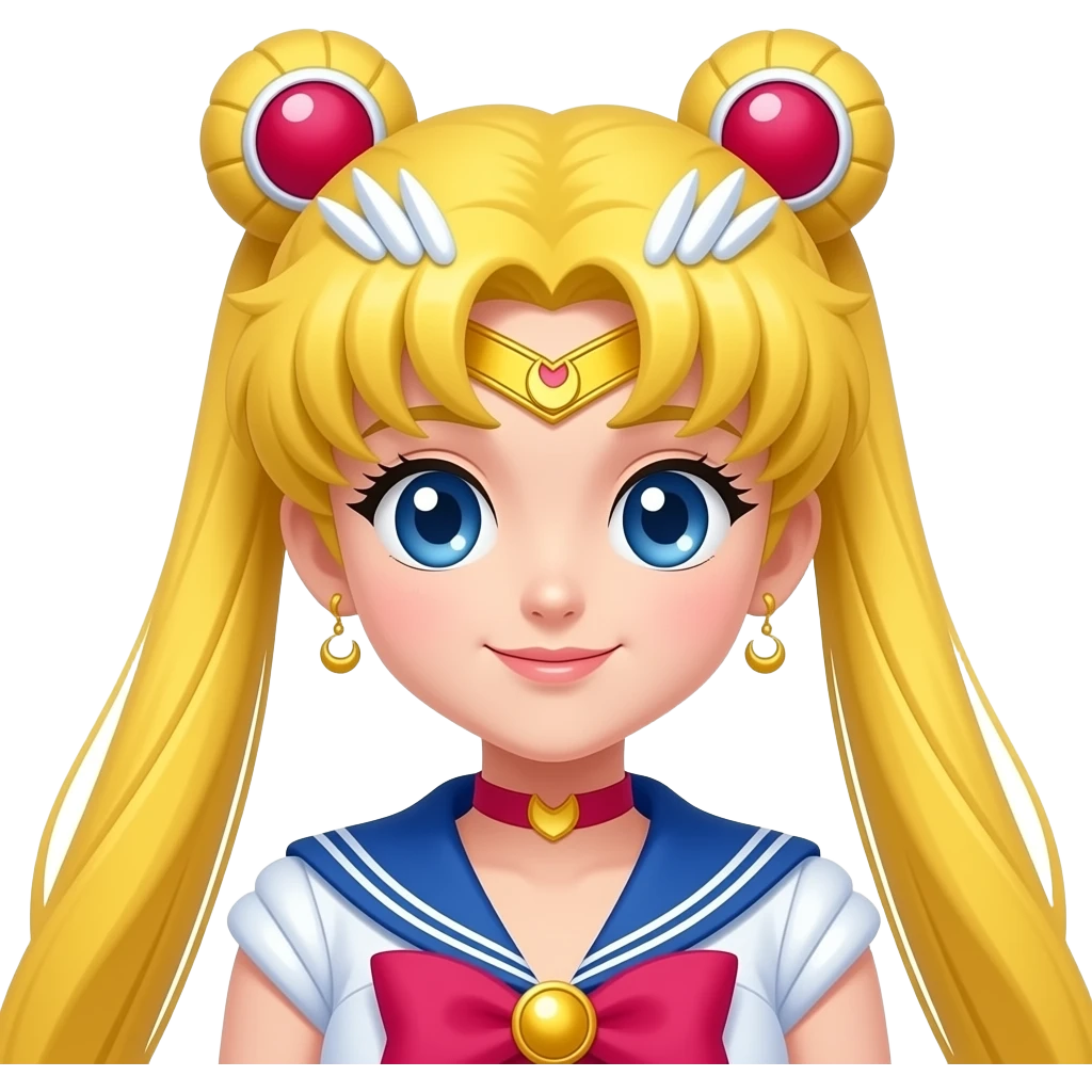 Sailor moon. Y. Sailor chirin moon. Tiara. Lunar. Ataca emoji