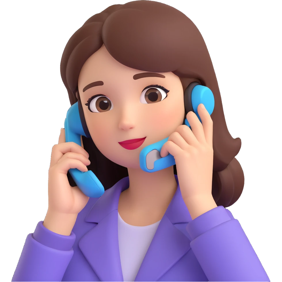 girl talking on phone bedroom background, close up pose emoji