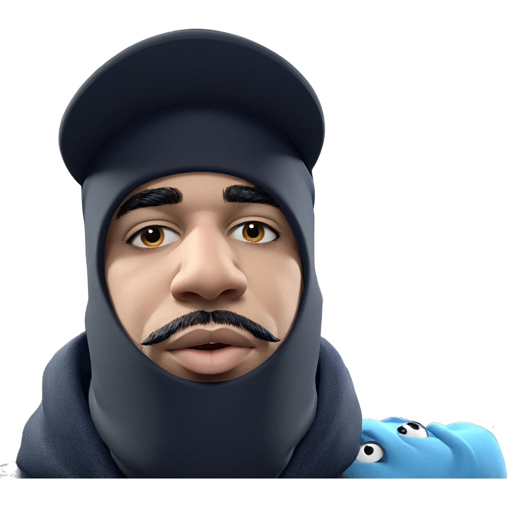 boys with hats and mustaches emoji