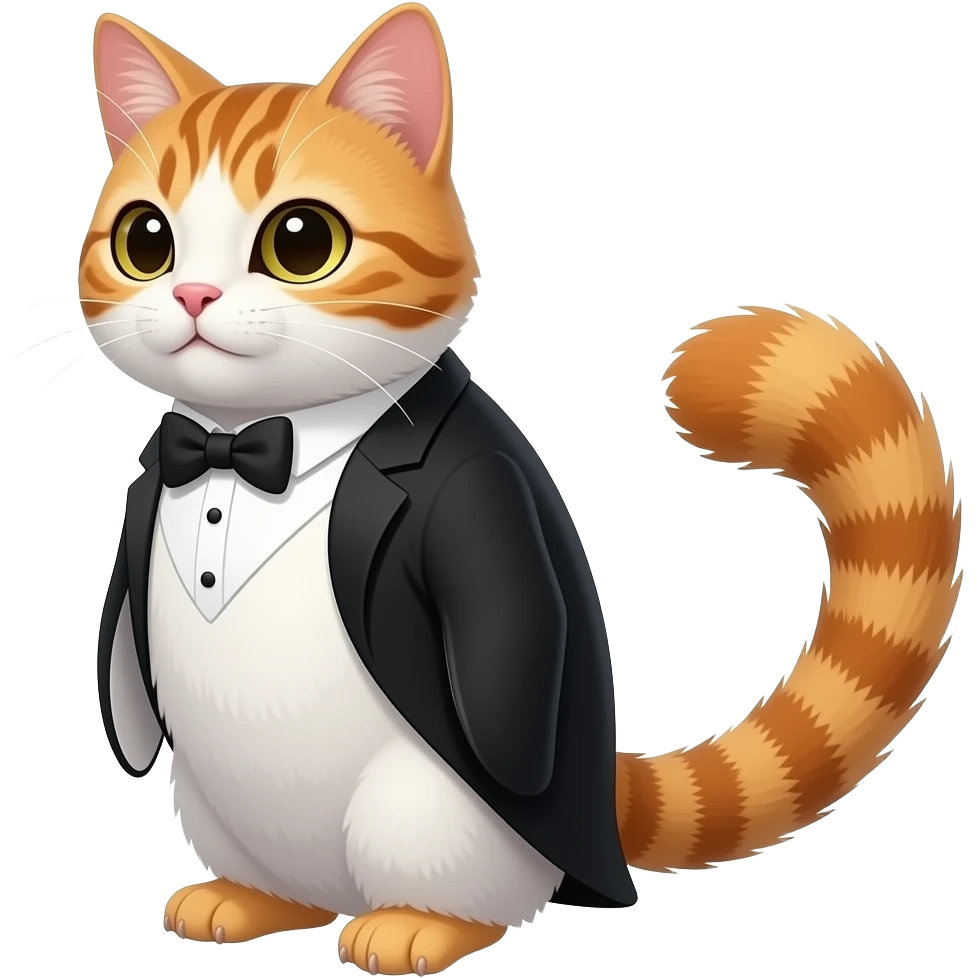 Cat mixed penguin emoji