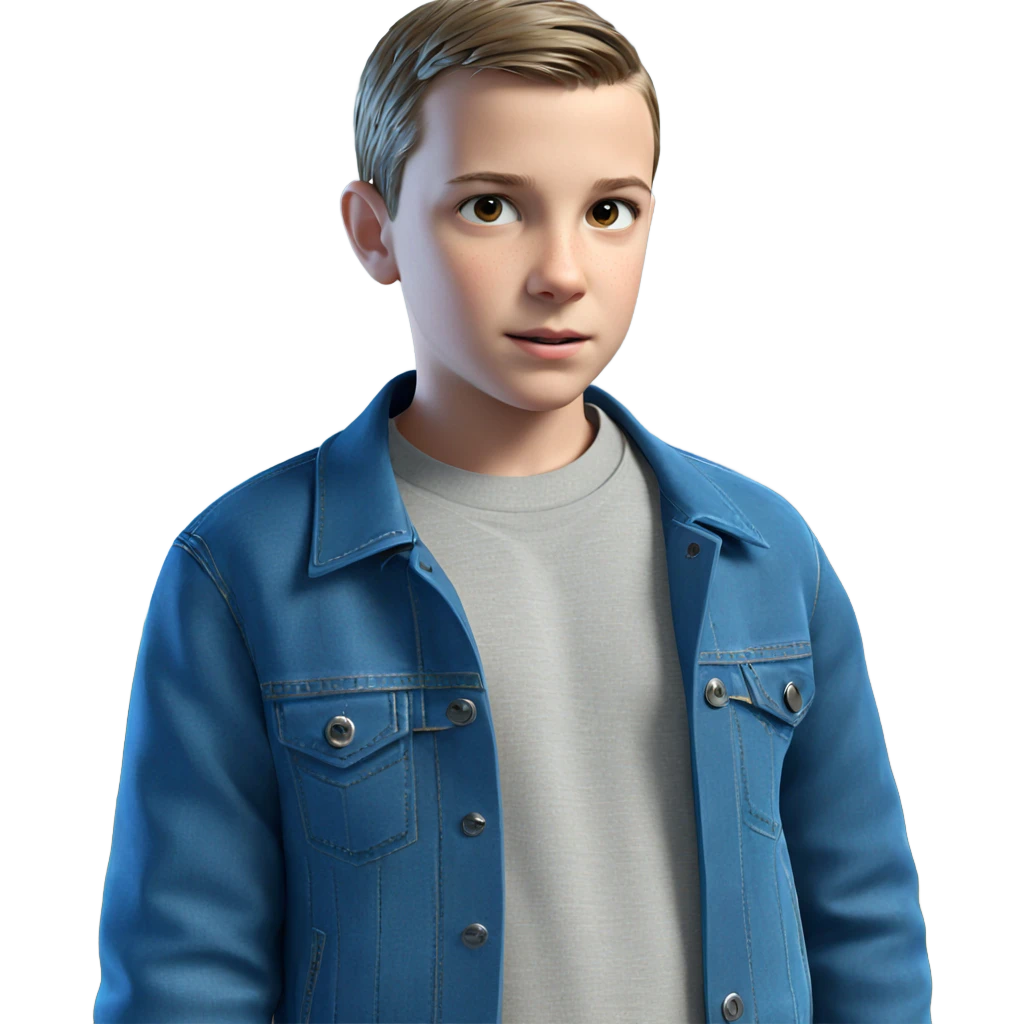stylish boy in denim jacket emoji