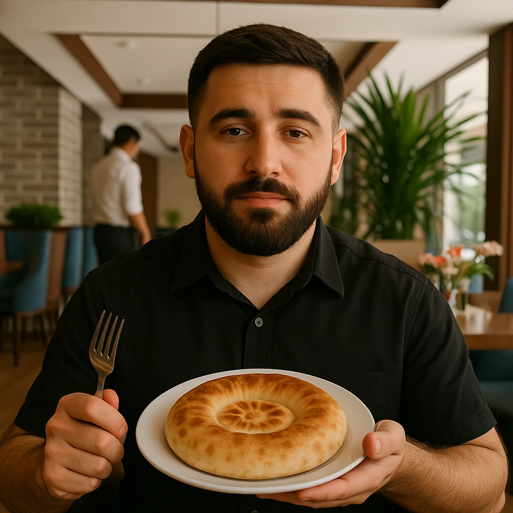 birinchidagi odamni yuziga 2 rasmdagi odamga uxshatib chizib bergin xuddu shunday non yen utirganini emoji