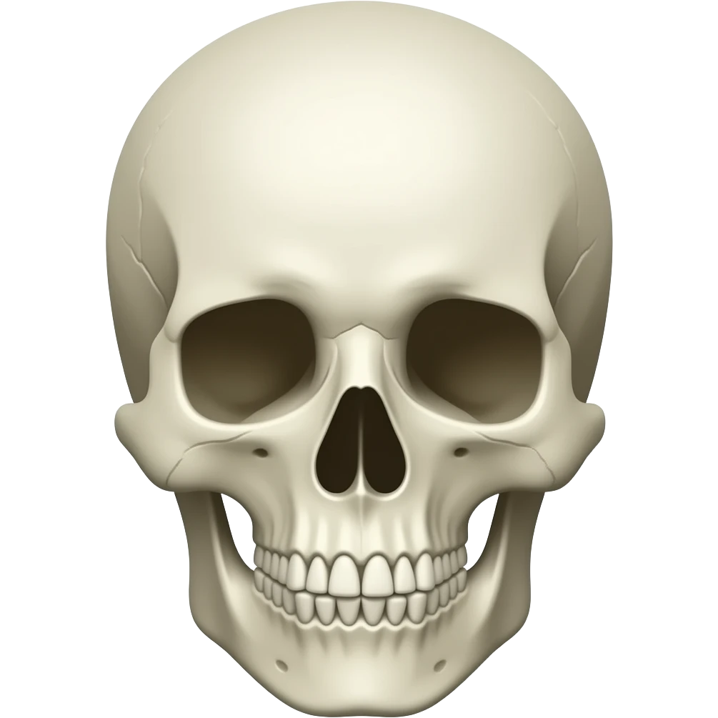 Create an skull emoji when there is a situation where everyone is shock emoji