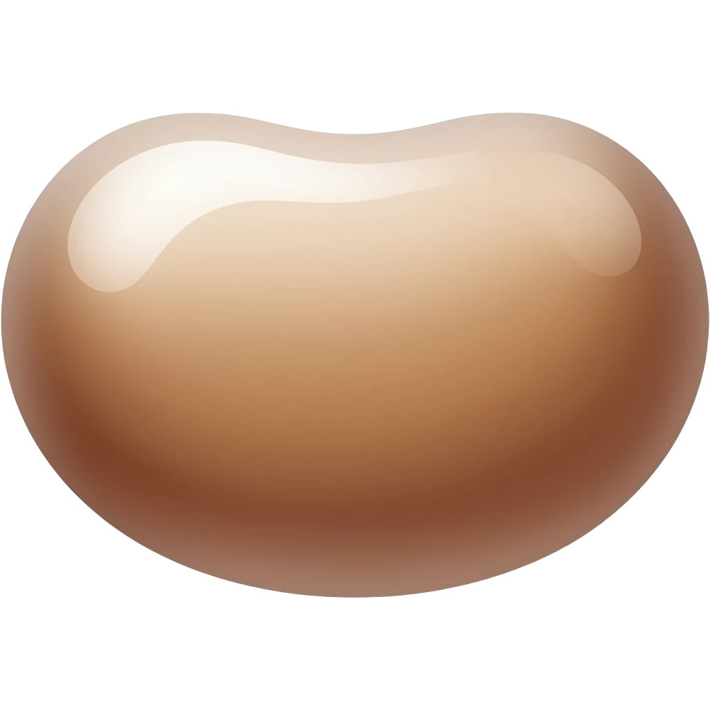 Jelly bean emoji to use in messages emoji