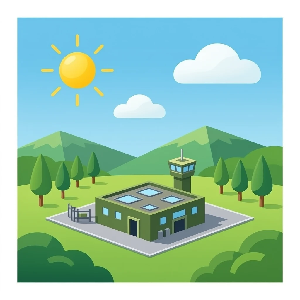 green military base emoji