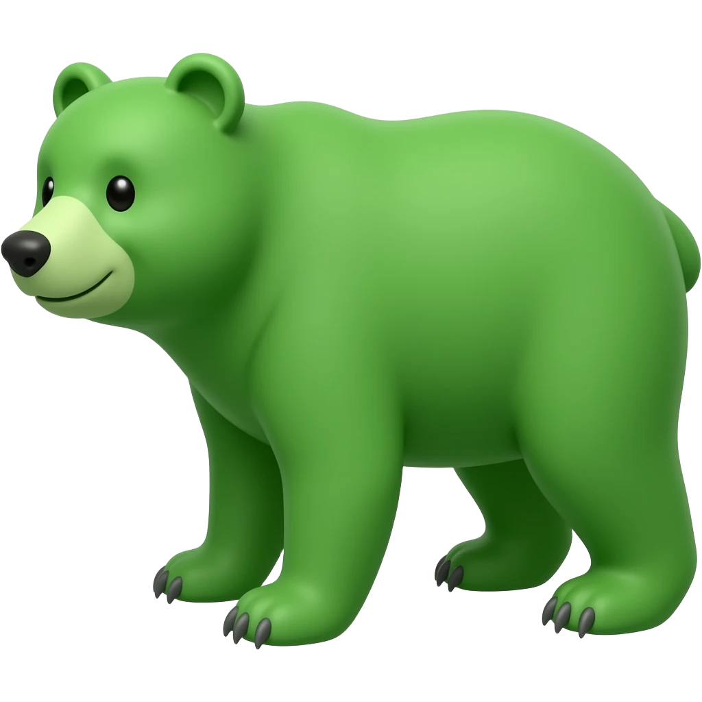 bear green emoji