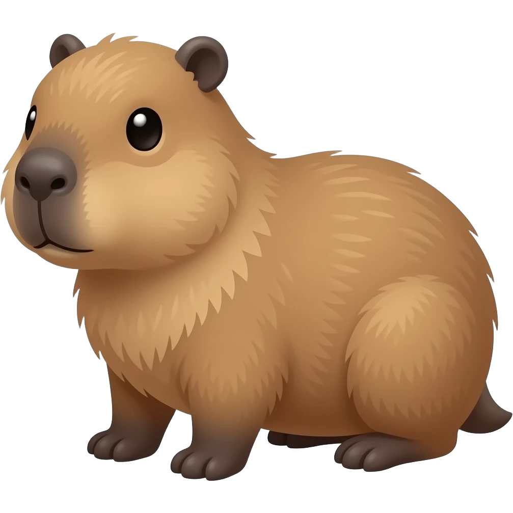 Cute  cacybara emoji