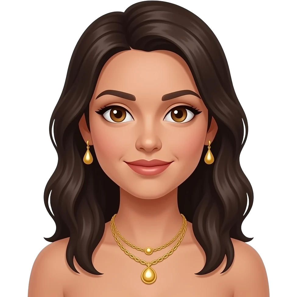 Gold jewelry woman emoji