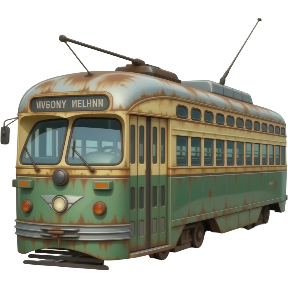 Mr Roger’s neighborhood Trolley emoji