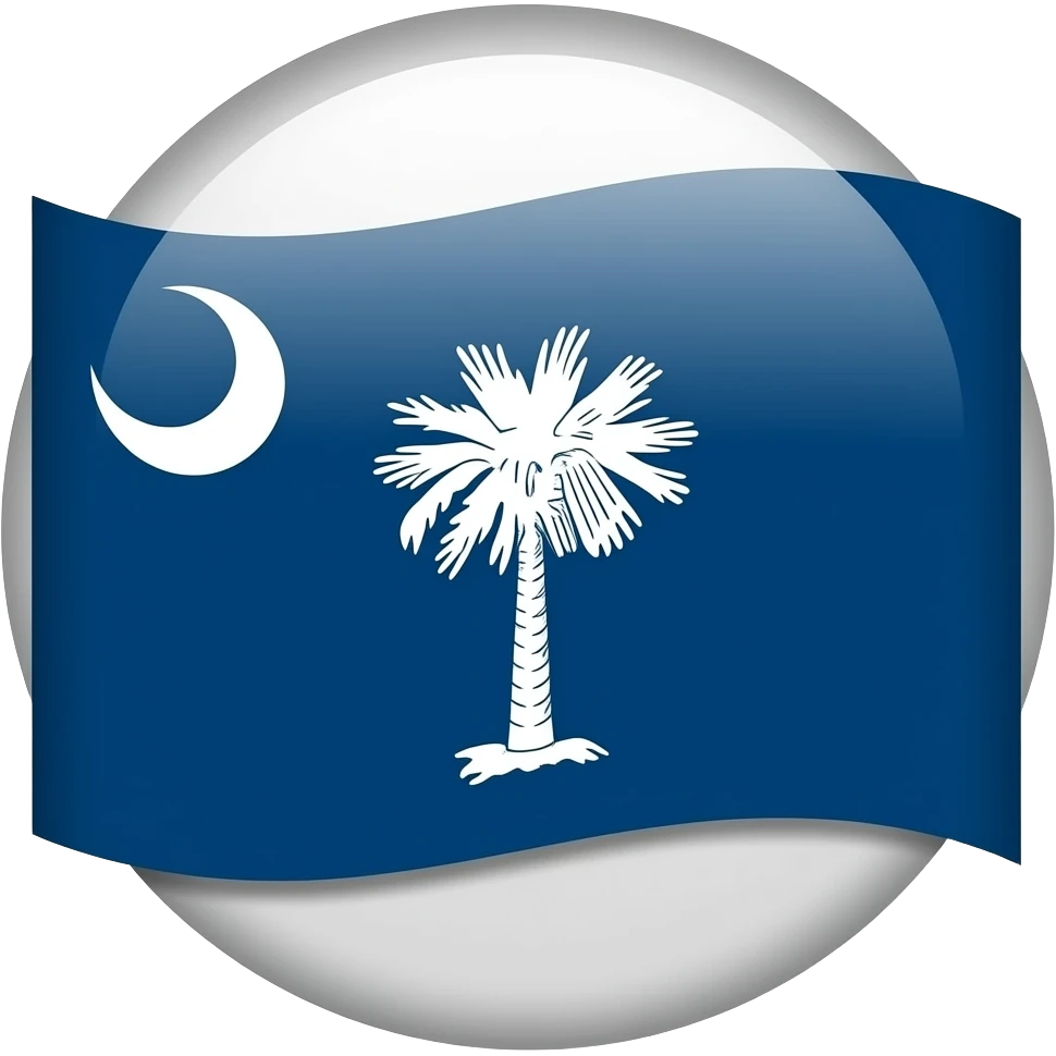 south carolina flag emoji
