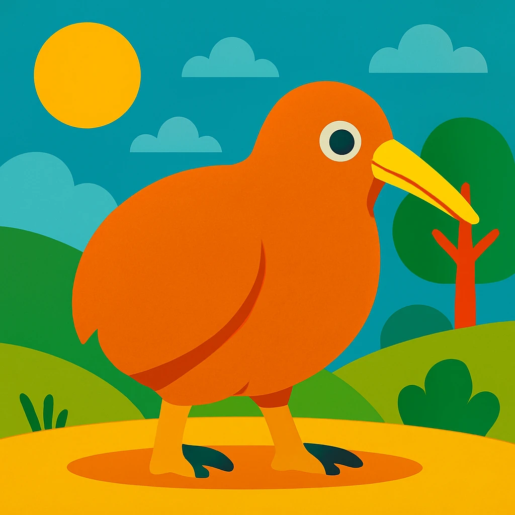 Kiwi bird emoji
