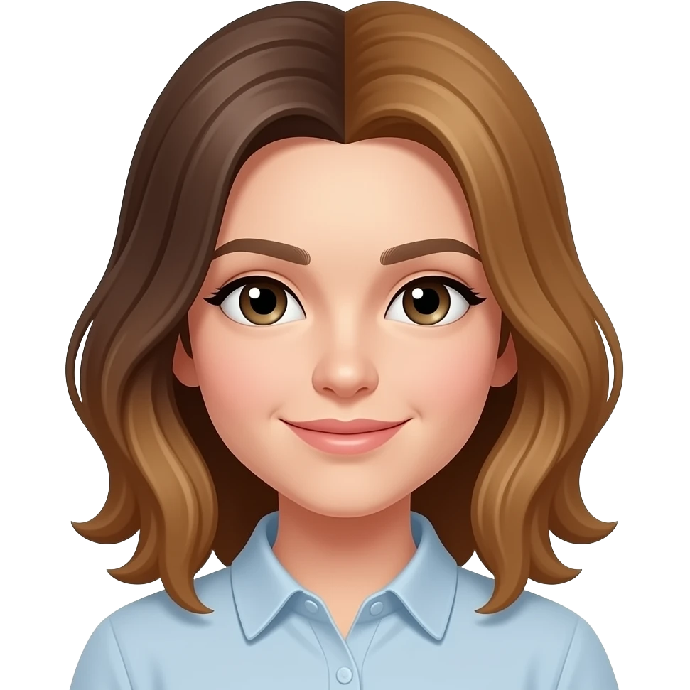 Change brown hair emoji