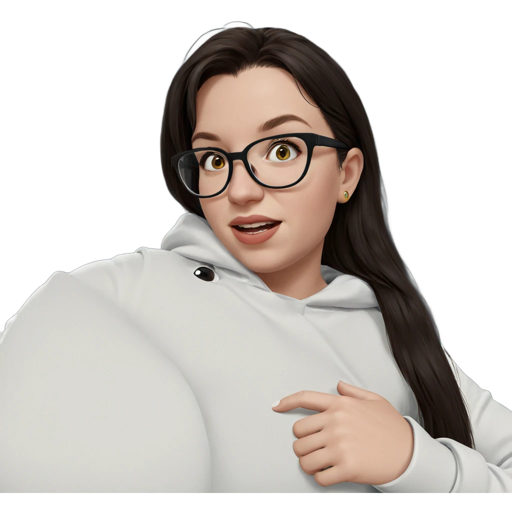 realistic portrait of girl emoji