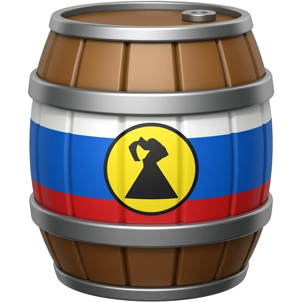 бочка нефти россии emoji