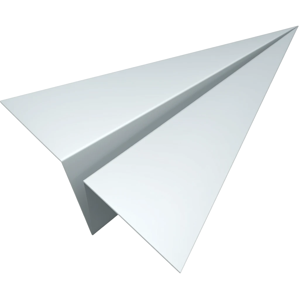 Paper airplane emoji