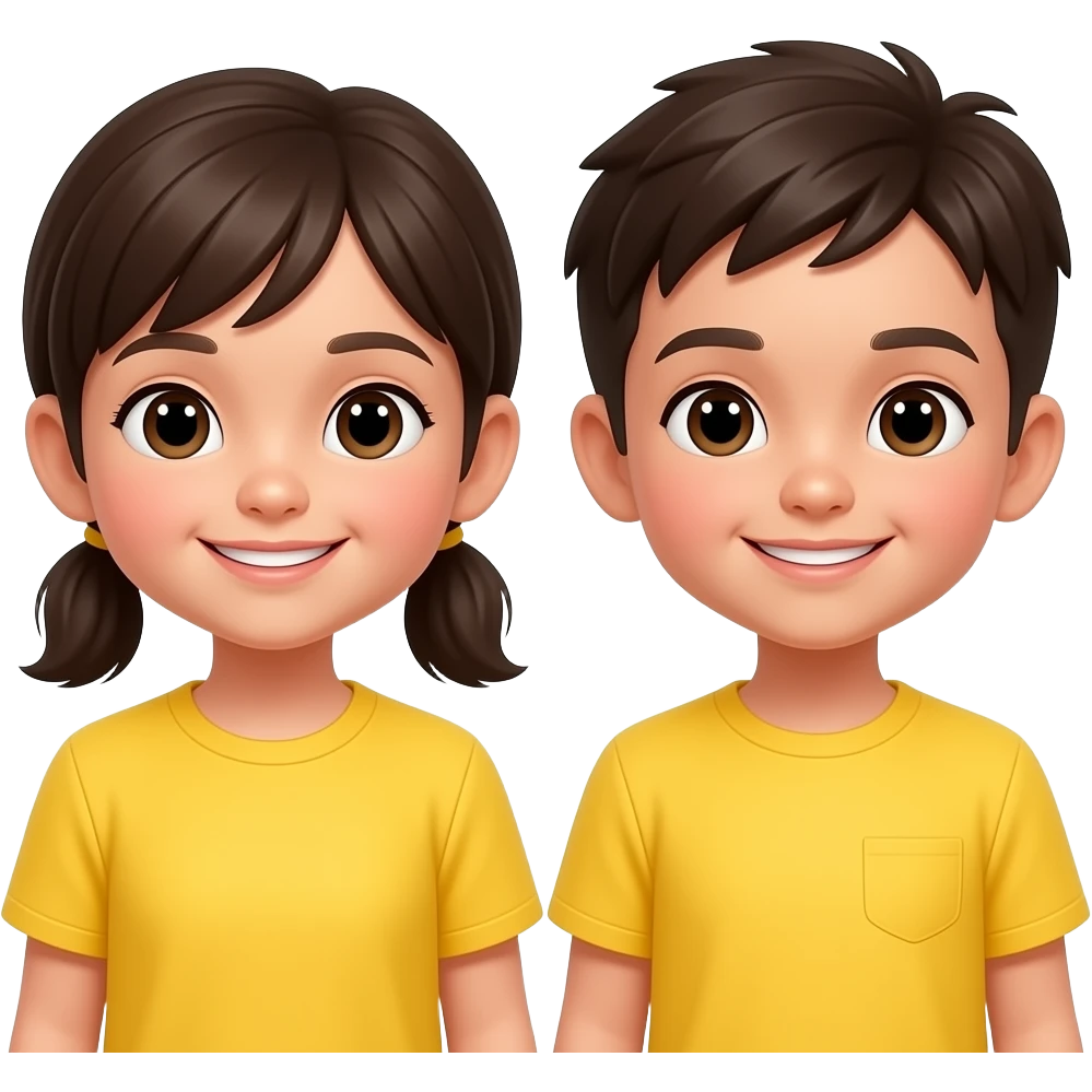 Kids in Yellow emoji