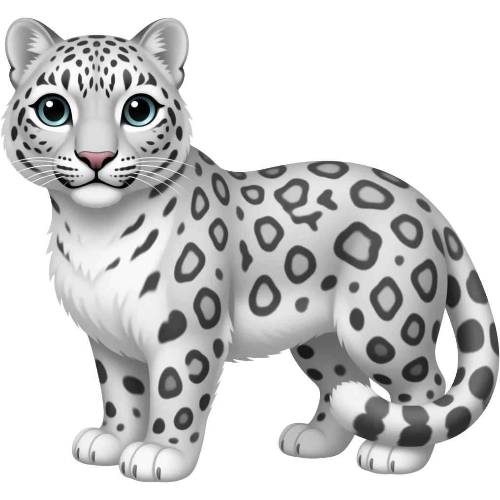 Snow leopard emoji