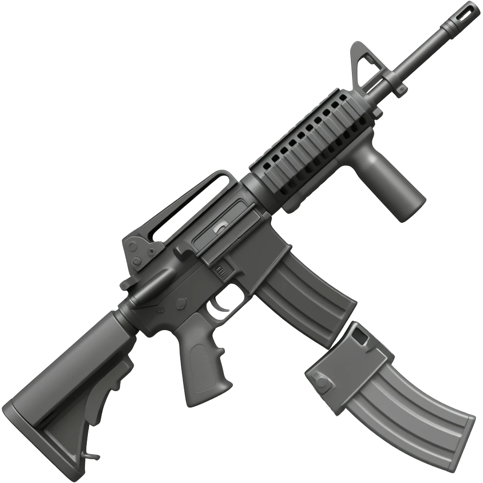 assault riffle Ar 30 magazine emoji