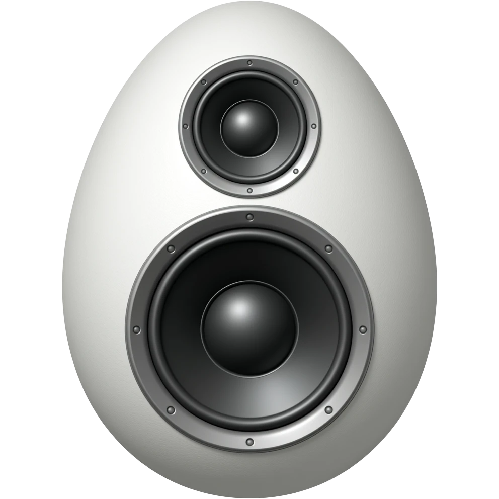 Egg speaker emoji