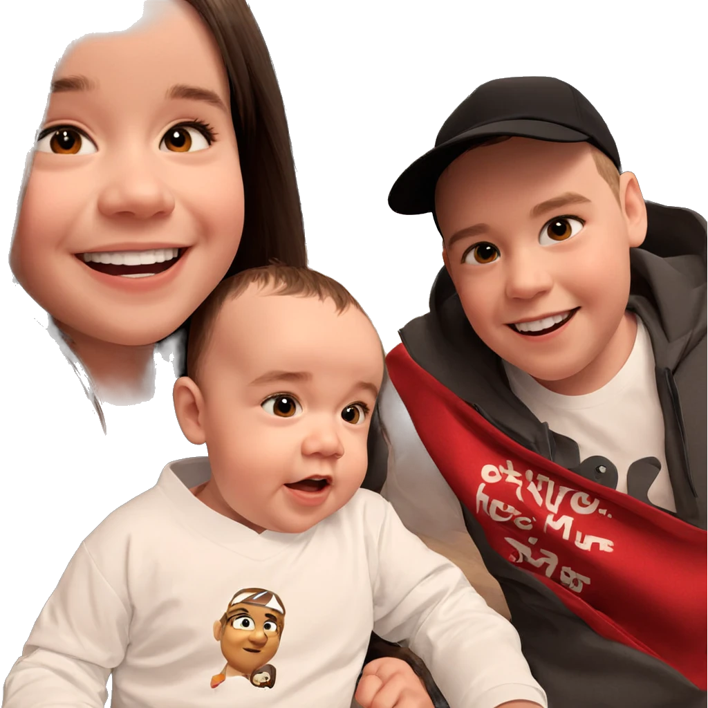 boys in white shirts smiling emoji