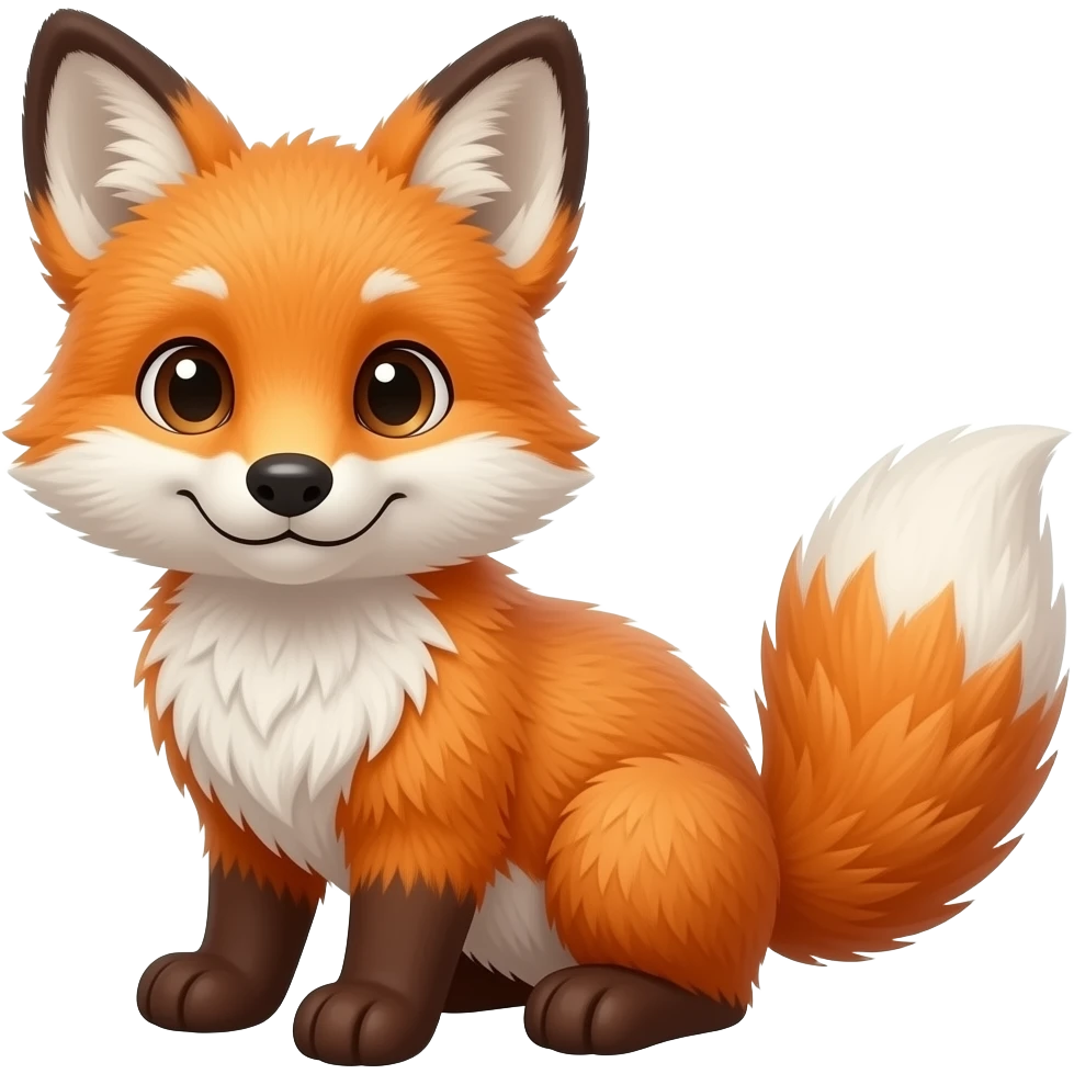 fox stuffed animal emoji