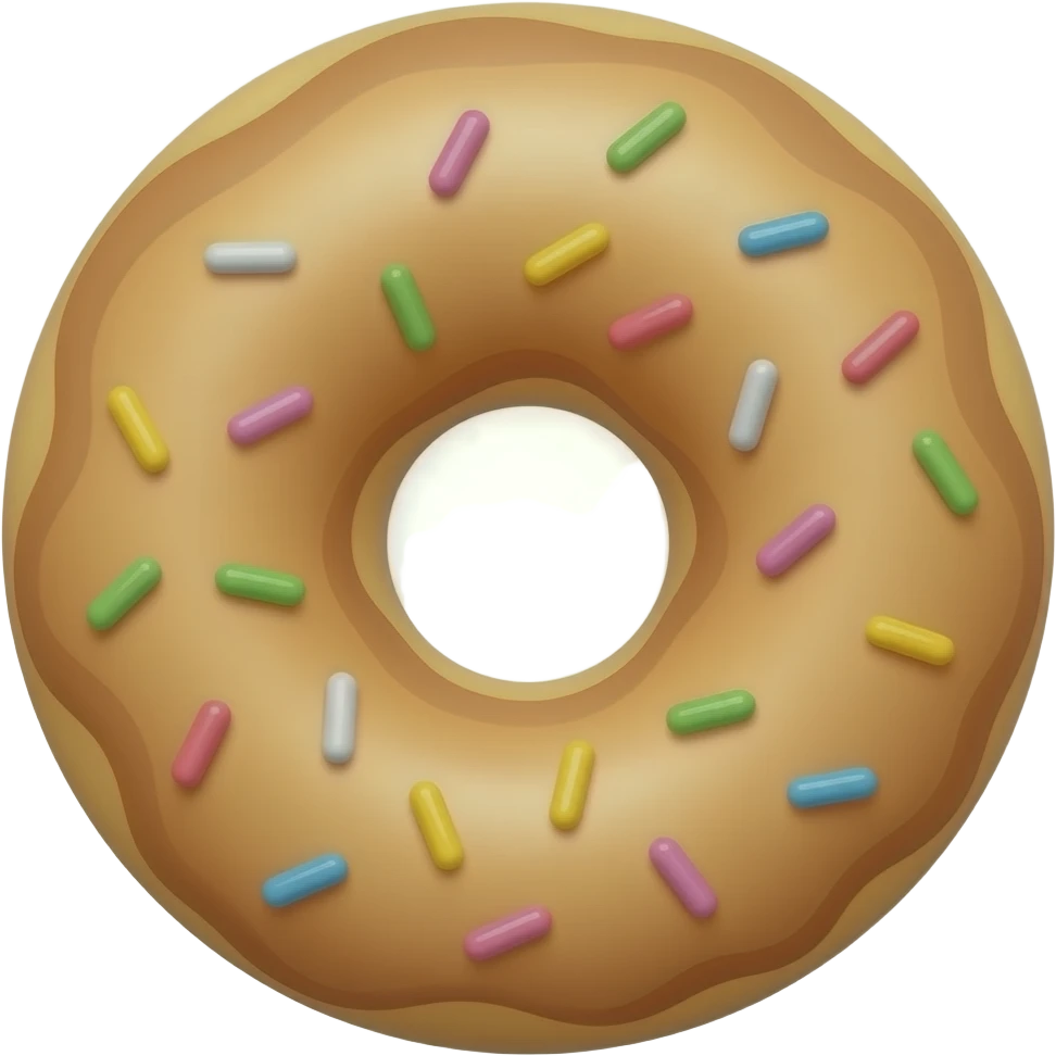 Whole wheat donut emoji