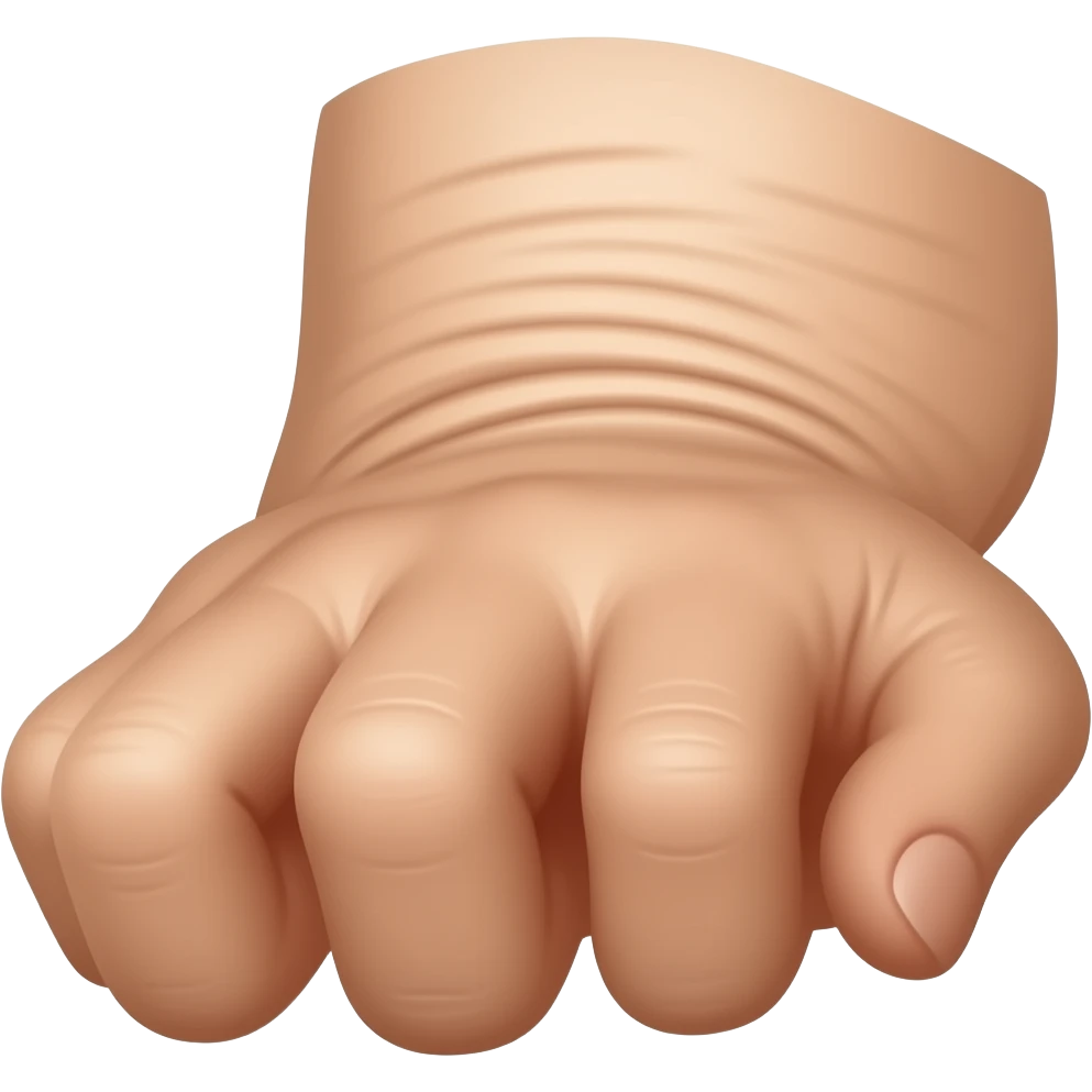 skin with wrinkles emoji