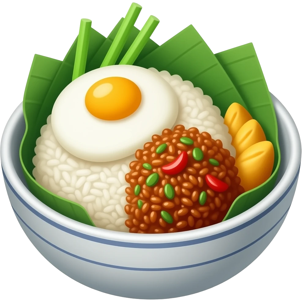 Nasi lemak emoji