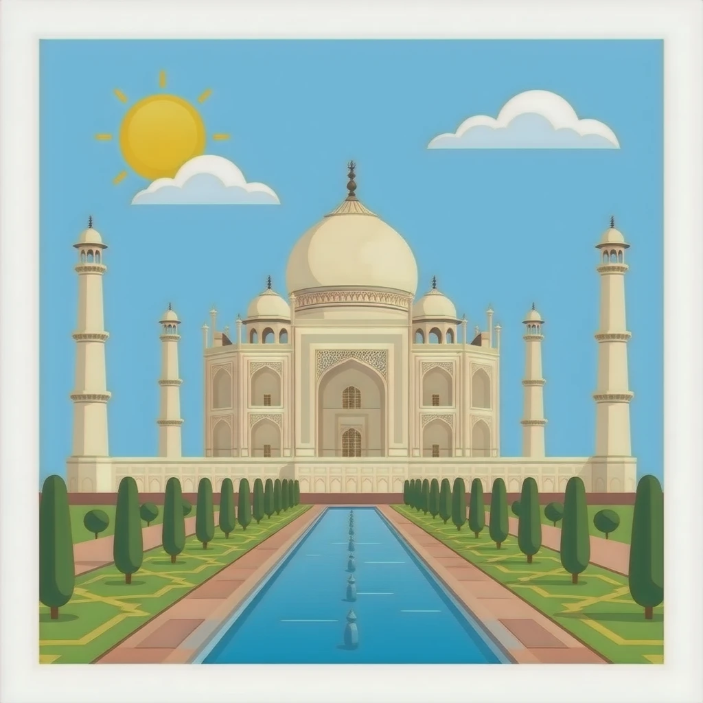 Taj Mahal emoji emoji