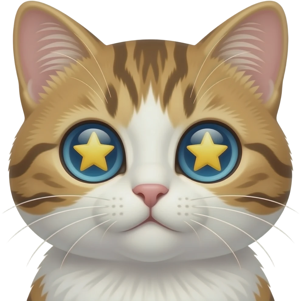 cat with star eyes emoji