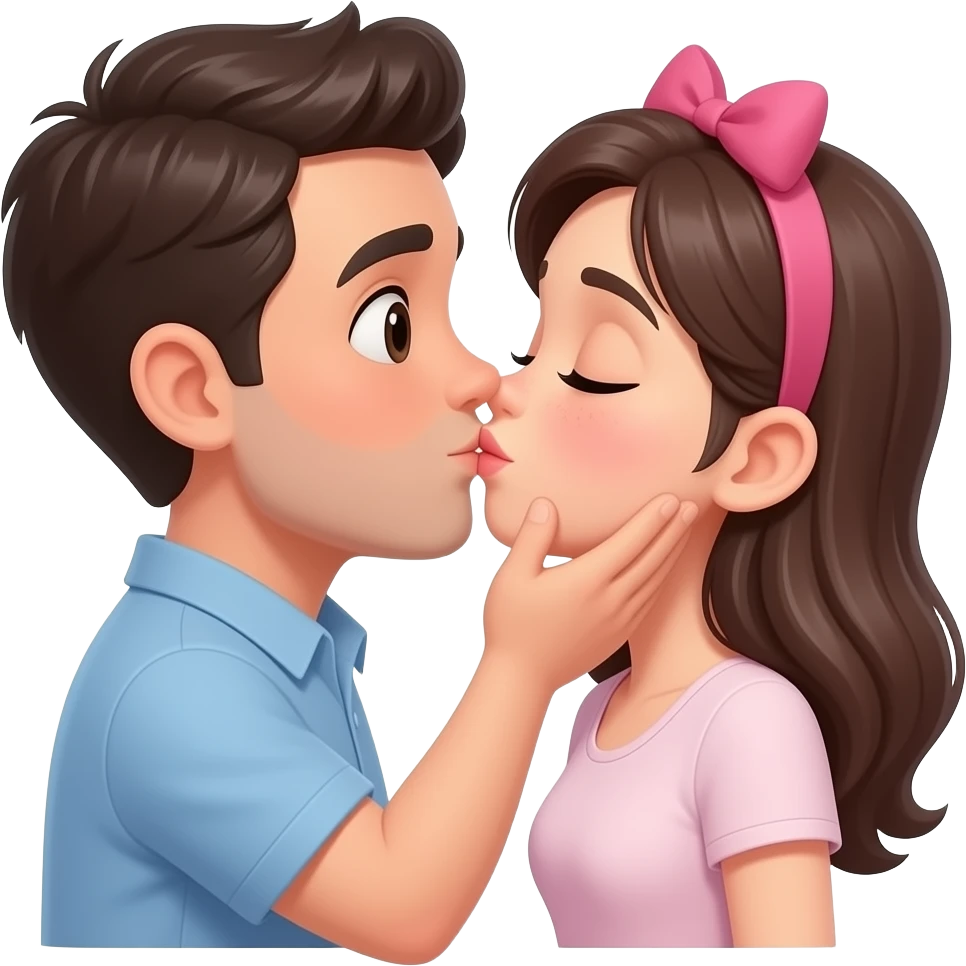 una chica haciendo una felacion a un hombre con la frase "buenas noches" emoji