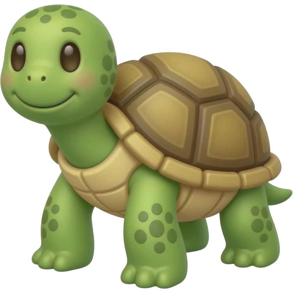Turtle with this face: 🫪 (combination of 🐢+🫪) emoji