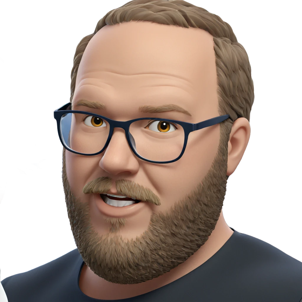 portrait of a bearded man emoji