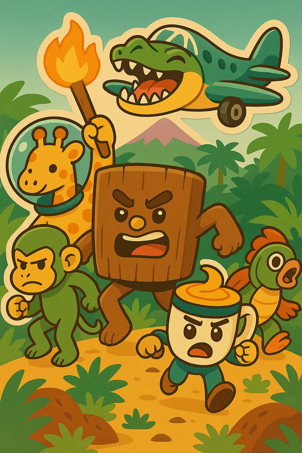 Convert to stickers, keep background emoji