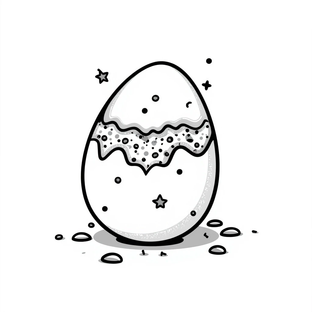 Confetti egg emoji