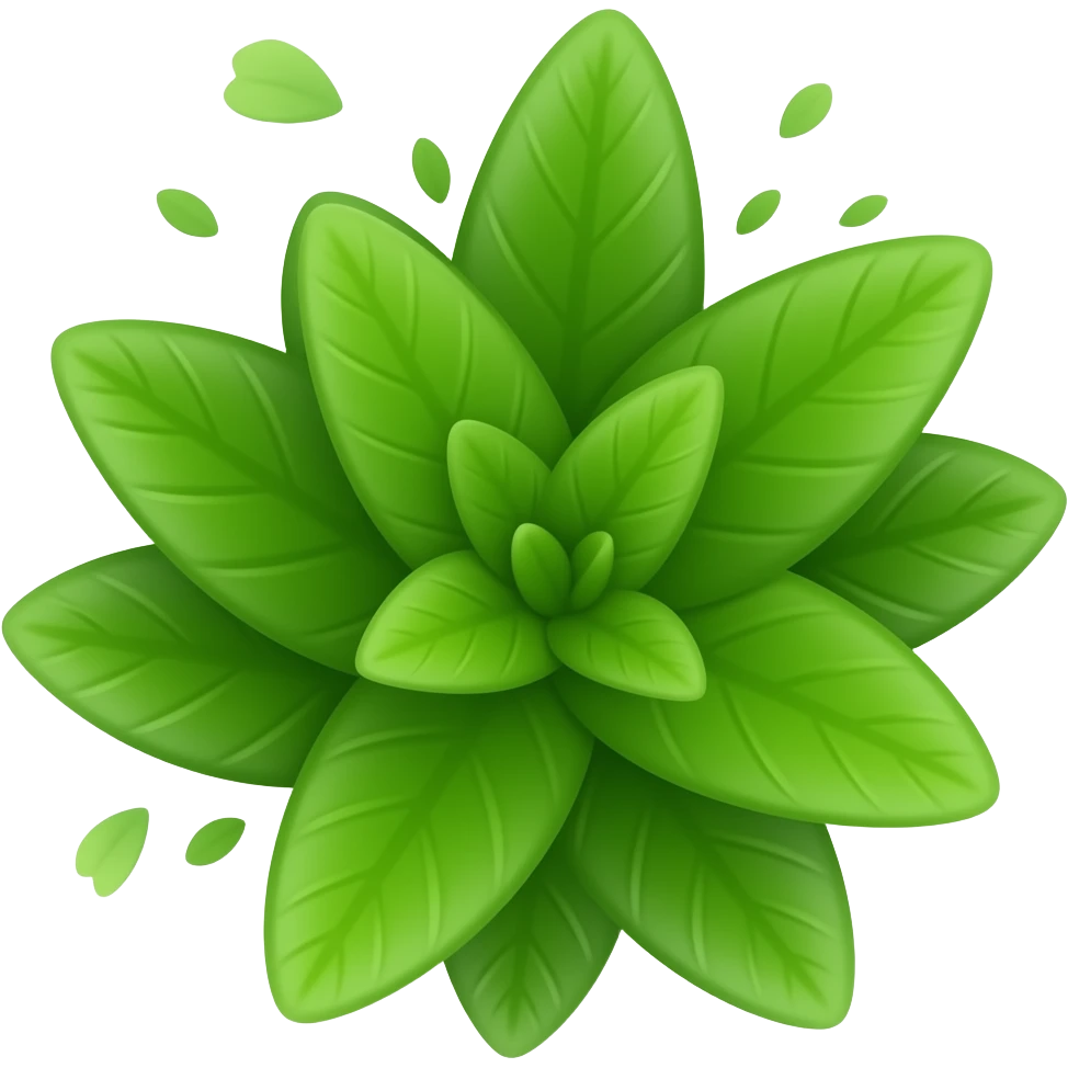 Green Spirulina weed emoji