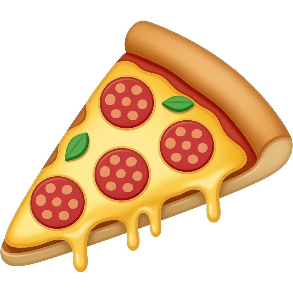 pizza sliced emoji