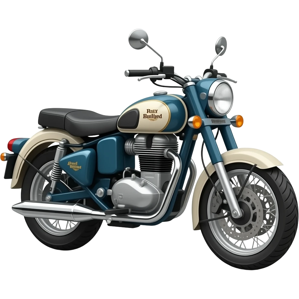Royal Enfield bike emoji emoji