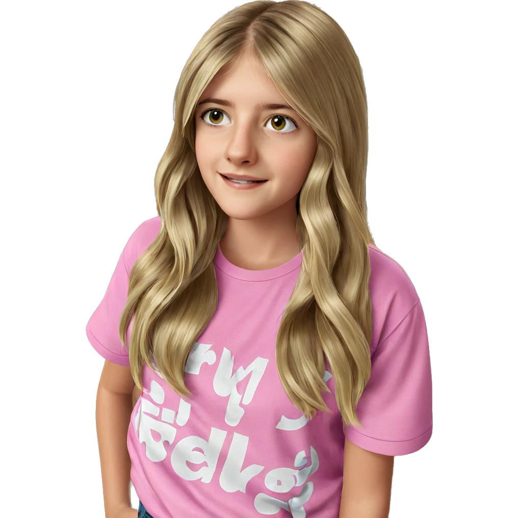 blonde girl with long hair emoji