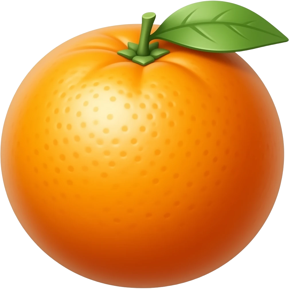orange fruit emoji