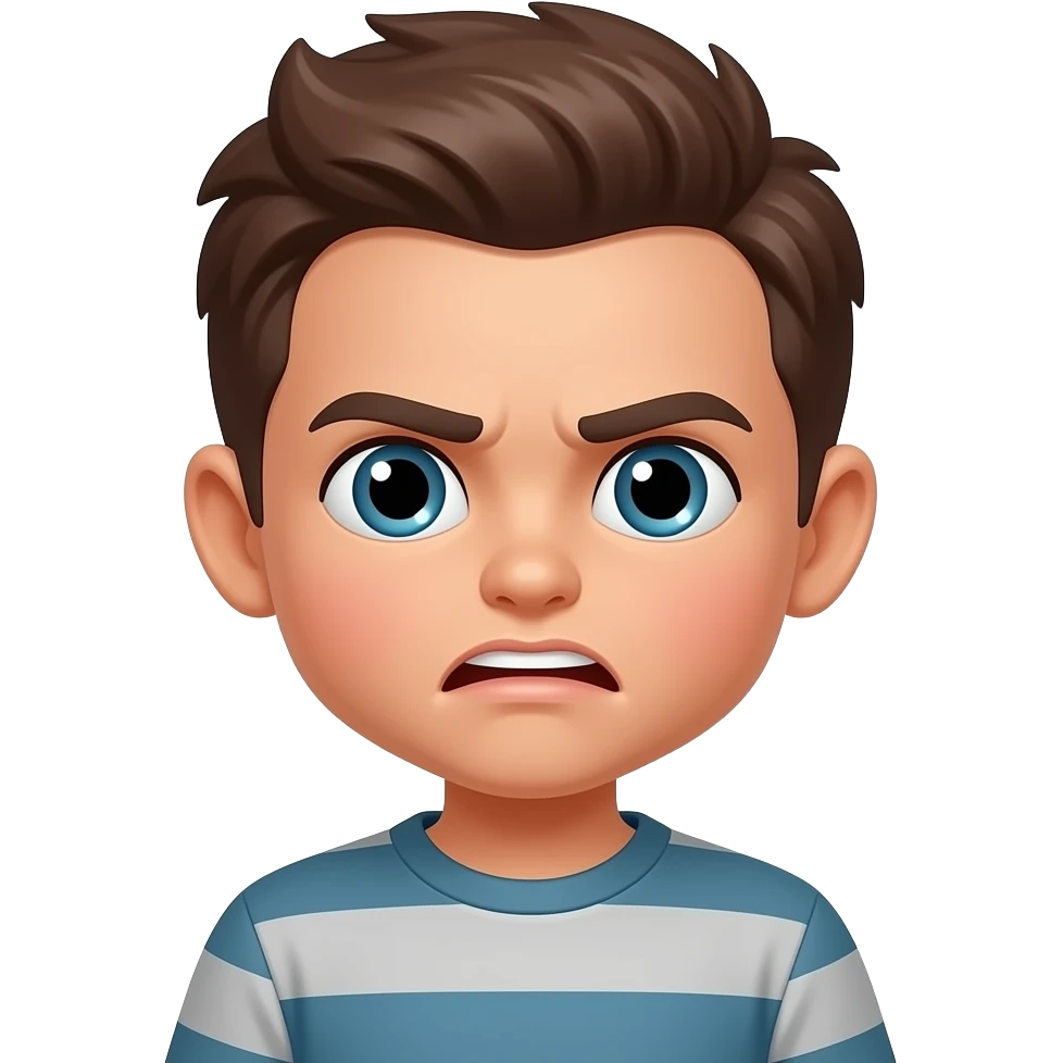 child swearing emoji